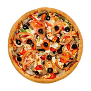 Pizza con aceitunas